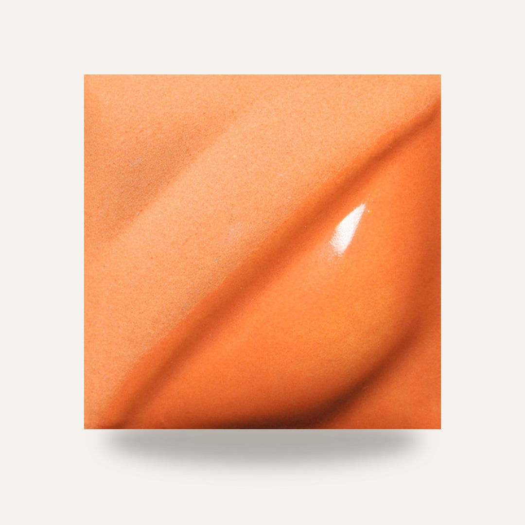 V-384 REAL ORANGE | VELVET AMACO — amostra cozida