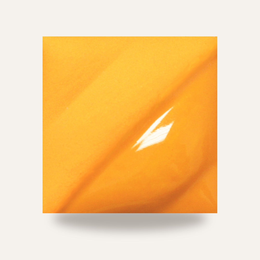 V-390 BRIGHT ORANGE | VELVET AMACO — amostra cozida